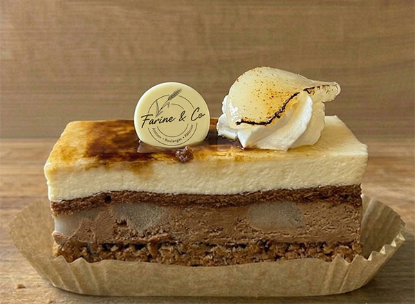 Entremets aux saveurs fruit&eacute;es